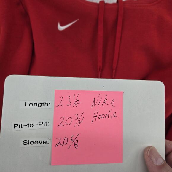 Nike Hoodie Mens Large Pullover Athletic Kangaroo Pocket 836123-657 Swoosh - Picture 10 of 10